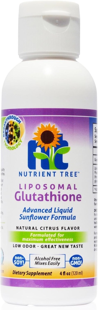 Lipomal Glutathione 126; Formulasi Baru 124; Nony-Soy Non-GMO 124; Made in USA