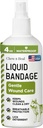 Pet Cair Bandage for Dogs - 4 oz Spray with Aloe - Wound Care for Dogs Included Cuts, Scrapes, and Straps - Breathable and Waterproof