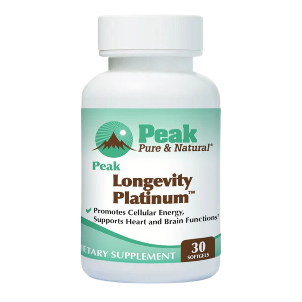 PQQ Suplemen Peak Umur-panjang PQQ dengan Coenzim Q10 - Pyrrroloquinoline Quinone dengan Ubiquinol CoQ10 dan Shilajit - Miokondrial Energy dan Healthy Aging (30 Softgels)