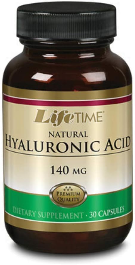 LIFETIME Hyaluronic Acid, Capsule (BTLE-Glass) 140mg 124; 30ct