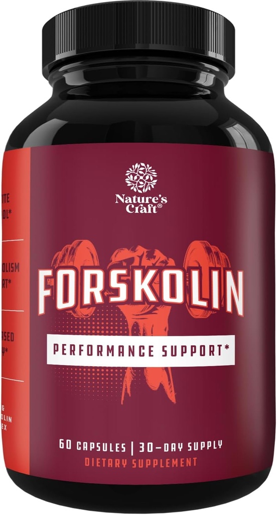 Extract Forskolin murni untuk Wheight Loss Supplemen Antioksidant yang Kuat - Maksimum Power Belly Buster Heally Weight Management Get Lean dan Trim for Men and Women