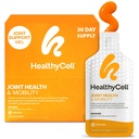 Healycell Joint Health & Mobility Daily Liquid Supplement - Bersama Dukungan Dukungan, Inflammation Respon, Kartilage & Fleksibilitas dengan Curcumin, Glucosamin & Chondroitin - 30 Gel Packs