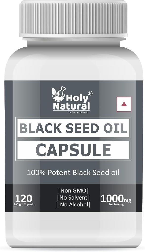 Black Seed Oil Softgel Capsule – 500mg (120 Softgel) Premium Quality Cold Pressed Nigella Sativa Seeds Oil I 2 Months Supplement I Rich Thymoquinone, Vitamin E & Omega 3 6 9