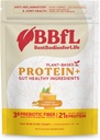 BBBFL Plant-Based Protein Shake - 21g Vegan Protein, Turmeric + Curcumin 95 + Ceylon Cinnamon, Pregine, Digetical Enzymes, Supports Inflamory Response - All-inone Shake (15 Servings, Turmeric Cream)