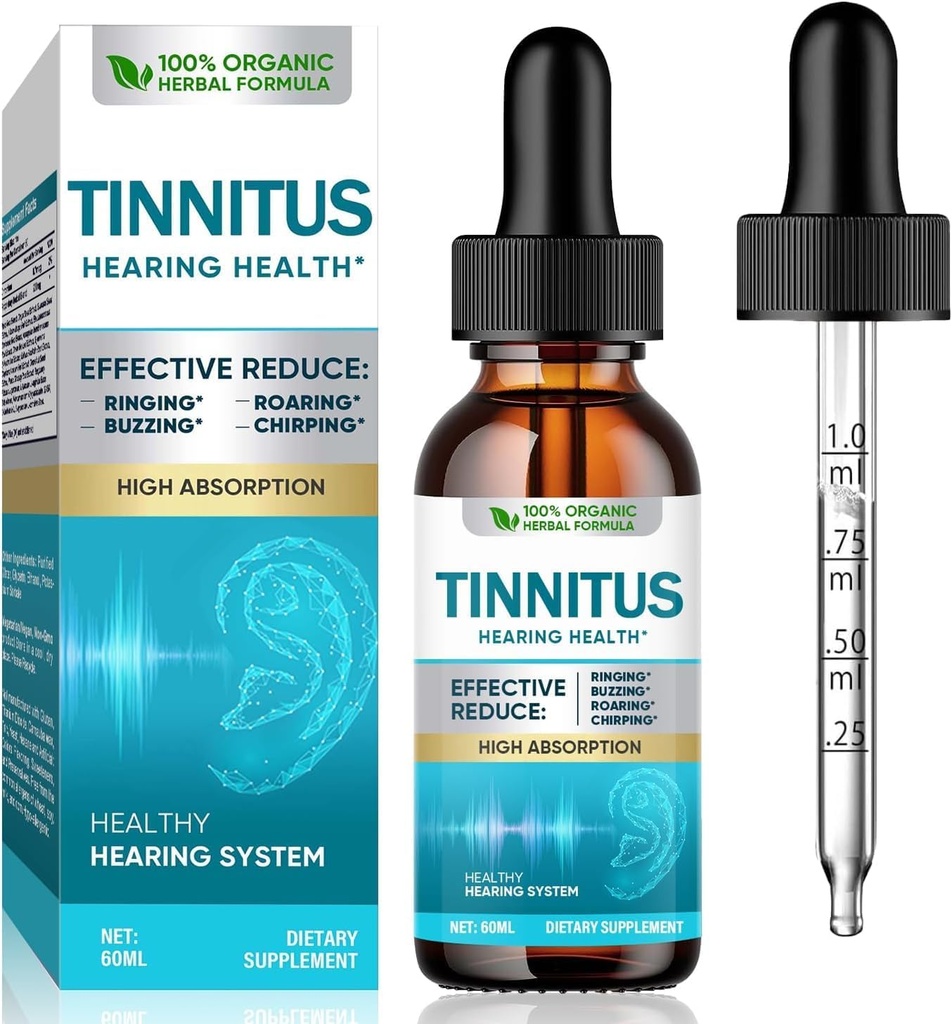 Relief Tinnitus untuk Telinga Berdering, Relief Ringing Natural untuk Telinga Tersumbat, Mengurangi Dering Noise untuk Perempuan Pria