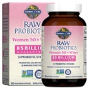 Garden of Life Raw Progories Women 50 & Wiser - 85 Milyar Live Cultures - Probiotic Suplemen Bulgaria Yogurt & Timur Eropa Liar Kefir Culture - 90 Vegetarian Capsules