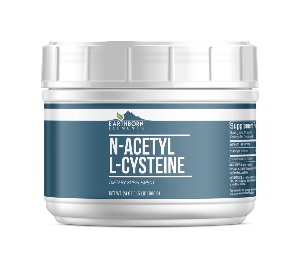 Elemen Bumi N- Acetyl L- Cysteine (1.5 lb), Dietary Supplement, Reselable Tub