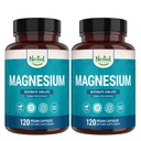 Nest Magnesium Glycinate Chelate - 200mg Chemated Magnesium Suplement for Muscle Cramps, Relaxation, & Slexation - 100% Albion TRACCS Buffered Magnesium Glycinate - 240 Vegan Capsules