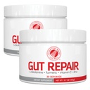 Perbaikan Kesehatan Digetical Fern Silver Fern Gut - Powder - L- Glutamine, Curcumin, Zinc & Acid (2 Tubs - 60 Servis)