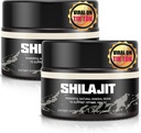Shilajit Pure Himalaya Shilajit Shilajit Resin - Gold grade 100% Shilajit Suplemen - Natural Shilajit Resin dengan 85 + Trace Mineware & Fulvic Acid for Focus & Energy, Immunitas, 2 * 30