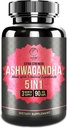 Ashwagandha Suplemen dengan Turmeric, Rhodiola Rosea, Ginger Root, dan Black Pepper Extract - 90 Veg Capsules