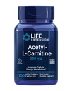 Life Extension Acetyl- L-Carnitine, Asetil- LCarnitine, Vitamin C, Brain, Mood & Nerve Health, Cellular Energy, 3- Bulan Suply, Gluten- Free, Non-GMO, Vegetarian, 100 Capsules