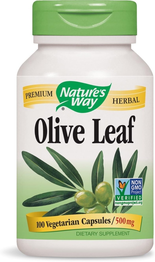 Nature 's Way Olive Leaf, 100 Capsules (Pack of 2)