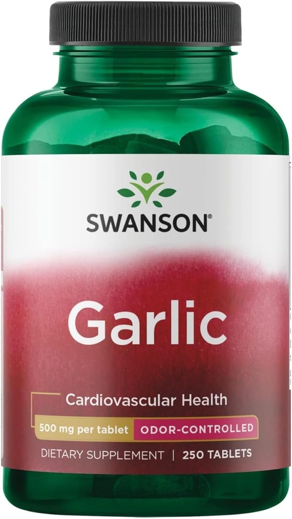 Swanson Best Bawang putih Odor- CNTRL 500MG 250 TAB