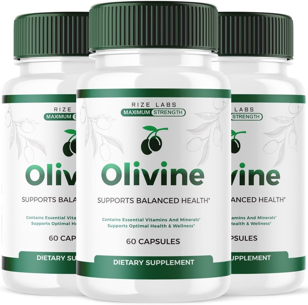 Laboratorium rize (3 Pack) Tambahan W8 Woss Olivine, Katup Superfood untuk Total Tubuh Wellness dan Gaya Hidup Sehat, Pil Olivine untuk Physique, Review Olive Vine (180 Capsules)