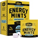 Viter Energy Caffeine Mints 80mg Ekstra Kekuatan - 90 Pieces Caffeinated dengan B Vitamin. Sugar Free Vegan Breath Mint.