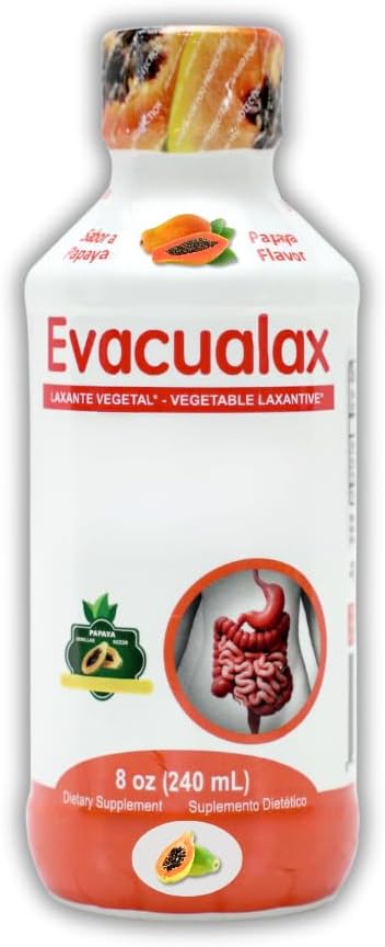 Laxative Liquid untuk Dewasa & Anak - Papaya Flavor, Natural Senna & Prune