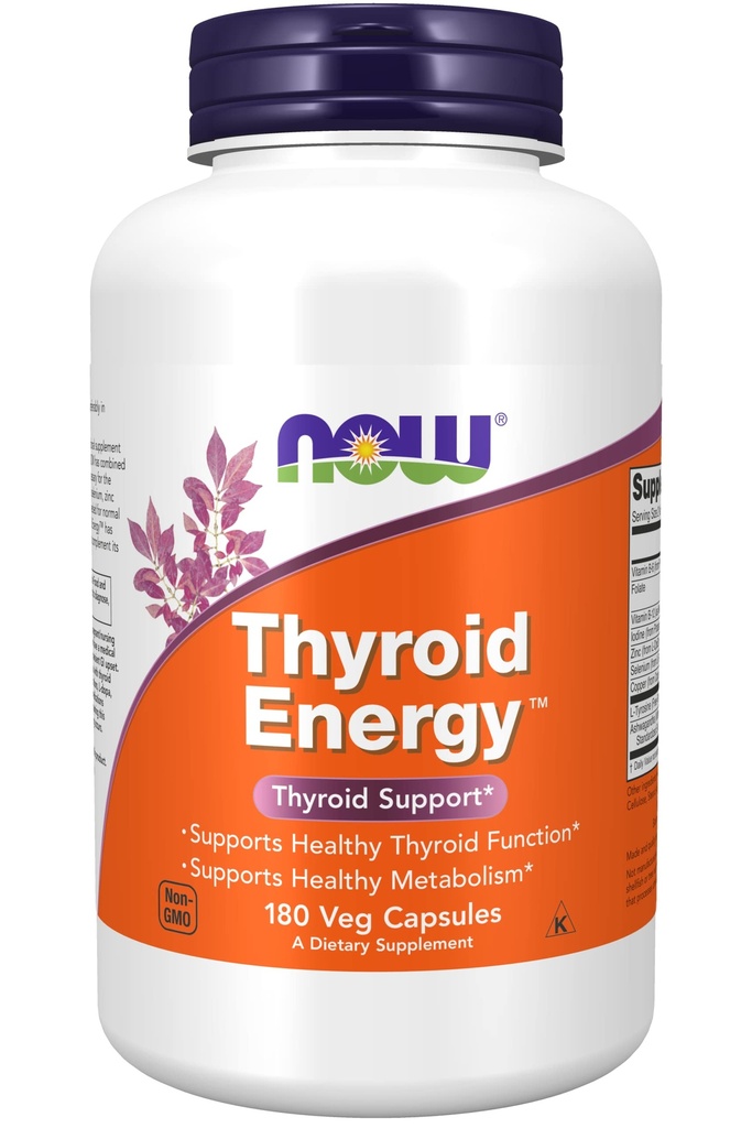 Sekarang Makanan: Energi Thyroid, 180 Vcaps (Paket 2)