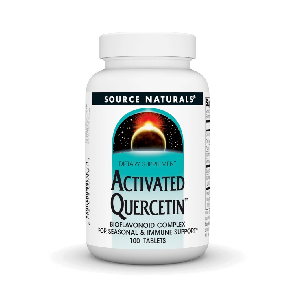 Sumber Quercetin - Plant-Hierved Bioflavonoid Complex - Seasonal & Ammune Defense - 100 Vegetarian FriendlyTablets