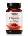 Zatik Affexanthin 12mg dengan Benih Hitam Organik, Antioksidan, 90 Vegan Softgels