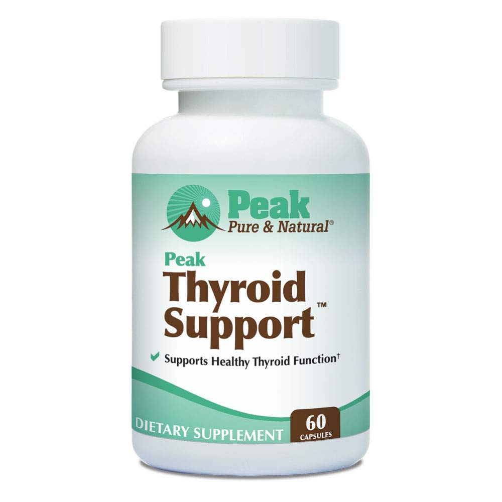 Dukungan Thyroid oleh Peak Pure & Natural 124; Thyroid Suplemen dan Metabolisme Booster untuk mendukung Weight Maintenance 124; Suplemen Ideine Dirancang untuk Usubaktif Thyroid 124; 60 Kapsul