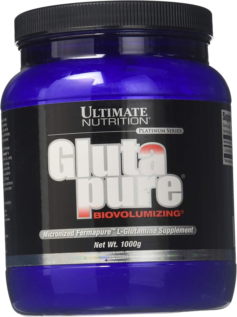 Glugasi Nutresi Ultimate Pure Biovolunizing Micronized Fermapure L- Glutamine, Regulasi Kesehatan Intestinal, Pemulihan Otot, Suplai Dukungan Imunitas 1000G