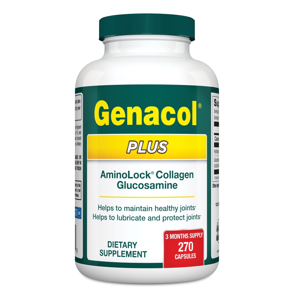 Genacol Glucosamine dan Collagen Joint Suplement 270 Capsules