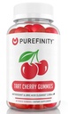 Tart PUREFinITY Cherry Gummies - Uric Acid Flush untuk Relief & Recovery, Raw Juice Extract Antioksidant - Non-GMO, Gluten Free, Vegan, 60 Count