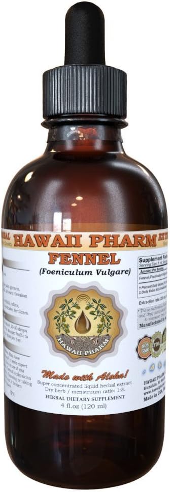 Ekstrak Cairan Fennel, Fennel (Foenicient Vulgare) Persediaan Bubuk Benih 4 oz