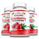 Tidak-GMO Cranberry terkonsentrasi dari 12.600mg - Triple Kekuatan Softgels - Mudah untuk menelan pil untuk Pria & Wanita, 3 Botol