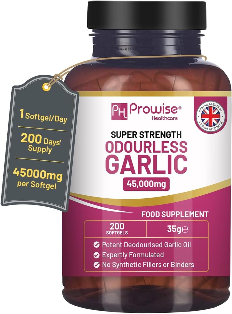 Premium Odourless Breaky Capsules 124; 450000mg per softgel 124; 200 softgels (bukan tablet) Super Kekuatan Tinggi 124; Dingin Menekan dan Deodourised Premium Oil Garlic Ekstrate dari Allium Sativum