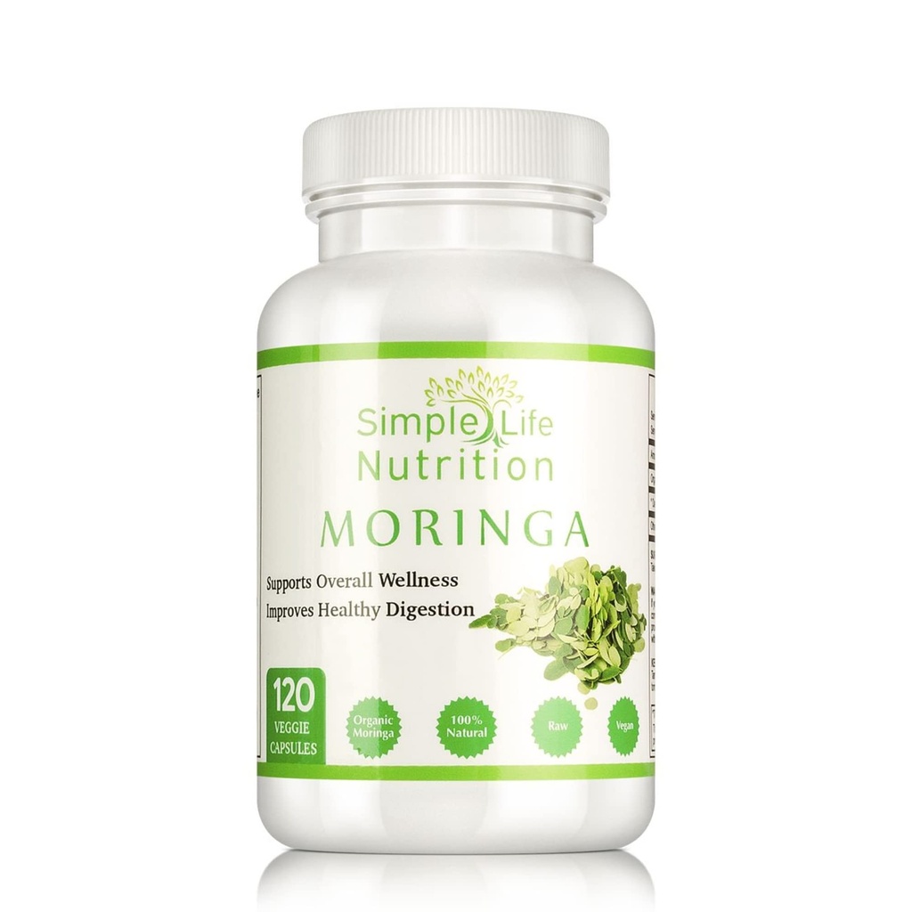 Katup bubuk Moringa Organik - Vegan Non GMO Ekstrak Daun
