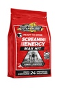 Screamin Energy Max Hit - Energi Shots Ekstra Kekuatan dengan Ginseng & Caffeine - 100% B-1, B-2, B-3, B-6, B-7 dan B12 Coffee Mocha, 24 Count
