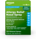 Perawatan Dasar 24- Hour Relief Nasal Spray, Fluticasone Propionate (Glucokorticoid), 50 mcg Per Spray, Full Prescription Power, NON-Drowsy, 0.54 flf oz (Paket 1)