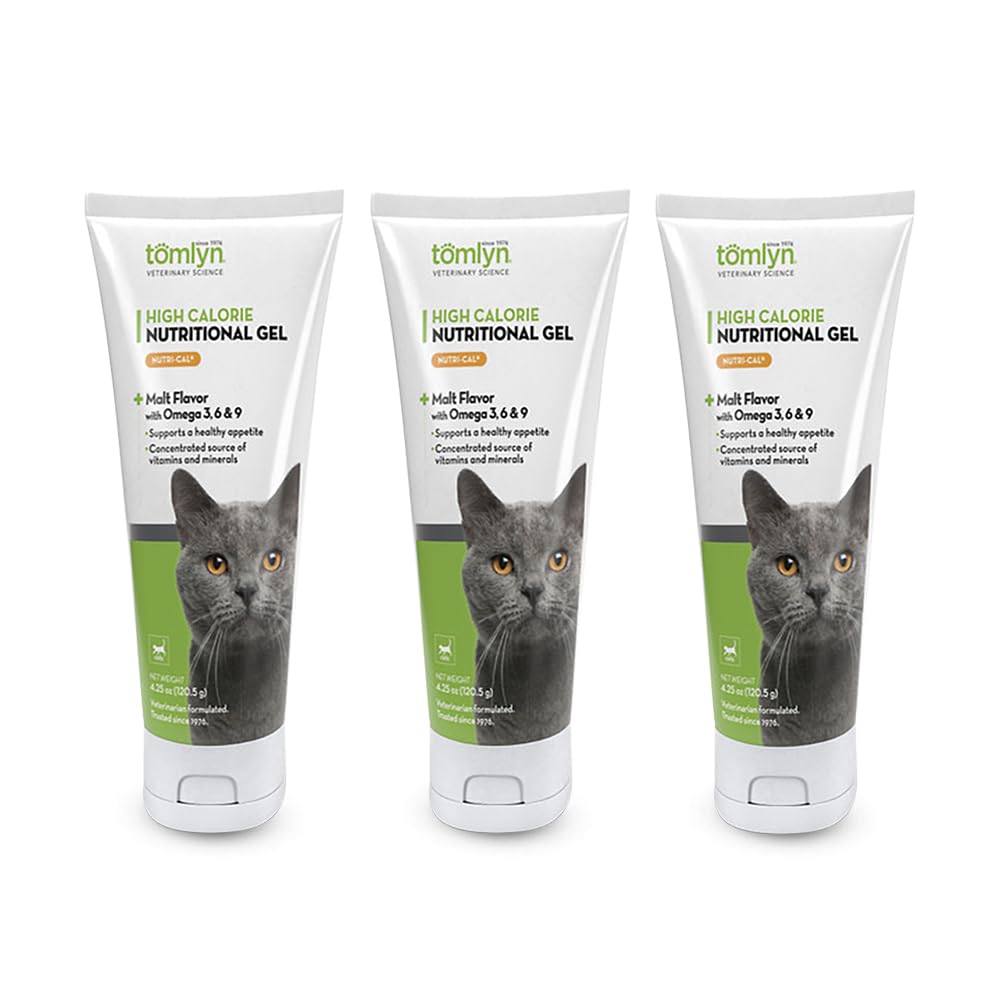 Nutri- cal untuk Tambahan Diet Calorie Tinggi Kucing, 4.25- ons Tabung (Paket 3)