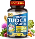 VEGATOT TUDCA Dukung Formula - Tauroursodeoxycholic Acid Complex with Beet Root, Turmeric & Milk Thistle - Cellular Dukung & Daily Wellness - 90 Capsules - Dibuat di USA