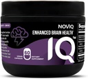 IQ - 11 -in- 1 Pendukung Otak Nootropic: Pendukung Memori & Kognition - Bioactive B-Complex w / 5-MTHF, L-Theanine, L-Tyrosine, Bacopa, Ginkgo, Huperzine - Vegan, Non-GMO, Caffeine Free - 60 Count