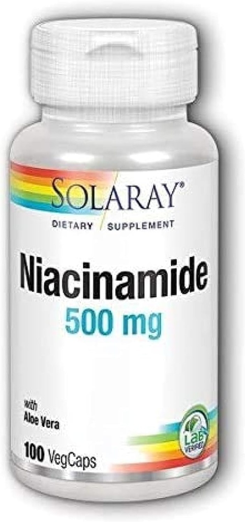 Niacinamide 500mg Solaray 100 VevenCaps