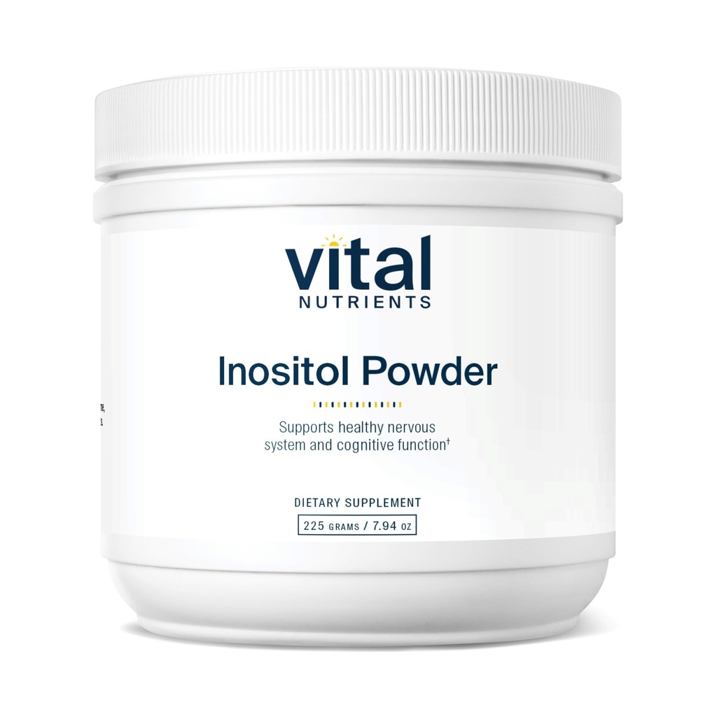 Visi Nutrients Inositol Powder 124; Myo Inositol Suplement for Women and Men 124; Supports Energy, Nervous System, Metabolisme & Ovarium Fungsi & Ovarium * 124; Vegan, Gluten, Dairy Free Soy Free Soy