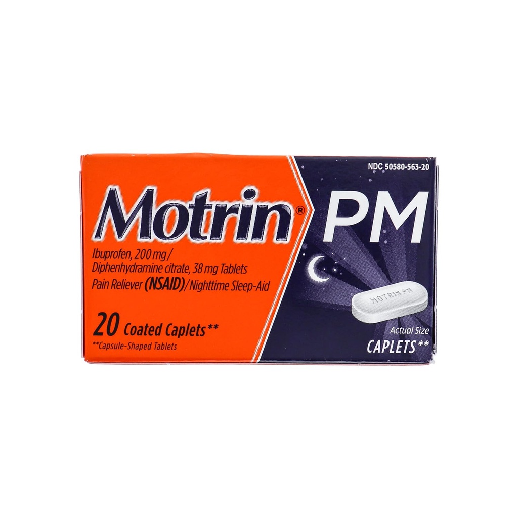 Motrin Ib Pm Caps Pack 2 Ukuran 20ct