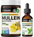 BIO KRAUTER Mullein 60 Gummies & Chlorofil Taincture 2 Fl.