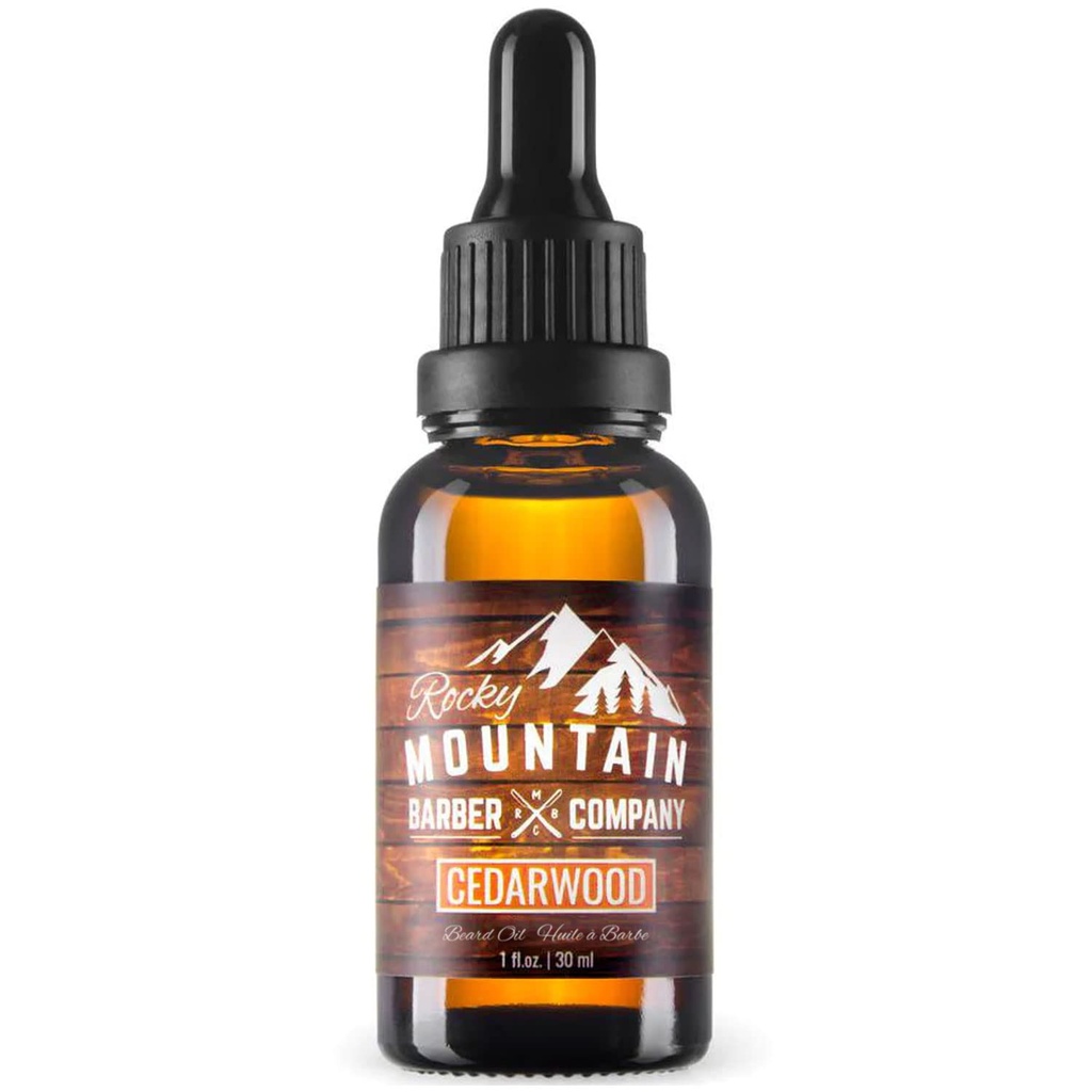 Rocky Mountain Barber Perusahaan Cedarwood Oil - Menampilkan Grapseed Oil, Coconut Oil, Argan Oil dan Real Cedarwood Esposito Oil