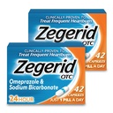 Zegerid OTC, Relief Heartburn 24- Hour Heartburn, Acid Reflux Medicine and Antax, Trets Frequent Heartburn, Omeprazole 20mg + Sodium Bikarbonat, Proton Pump Inhibitor (PPI), Two 42ct Cartons