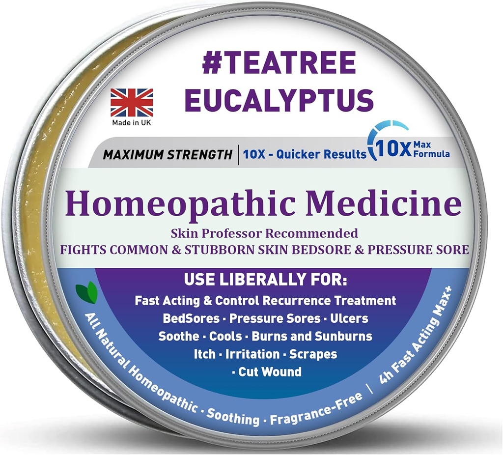 Manuka Honey 5x Delivery Hearing Relief Advanced Cream Product, Buttocks Bed Sores, Pressure Sores, Wounds, Ulcers, Gores, Scrapes, Burns Deep, Dressing Contains Granules, Not Irrtating Greasy