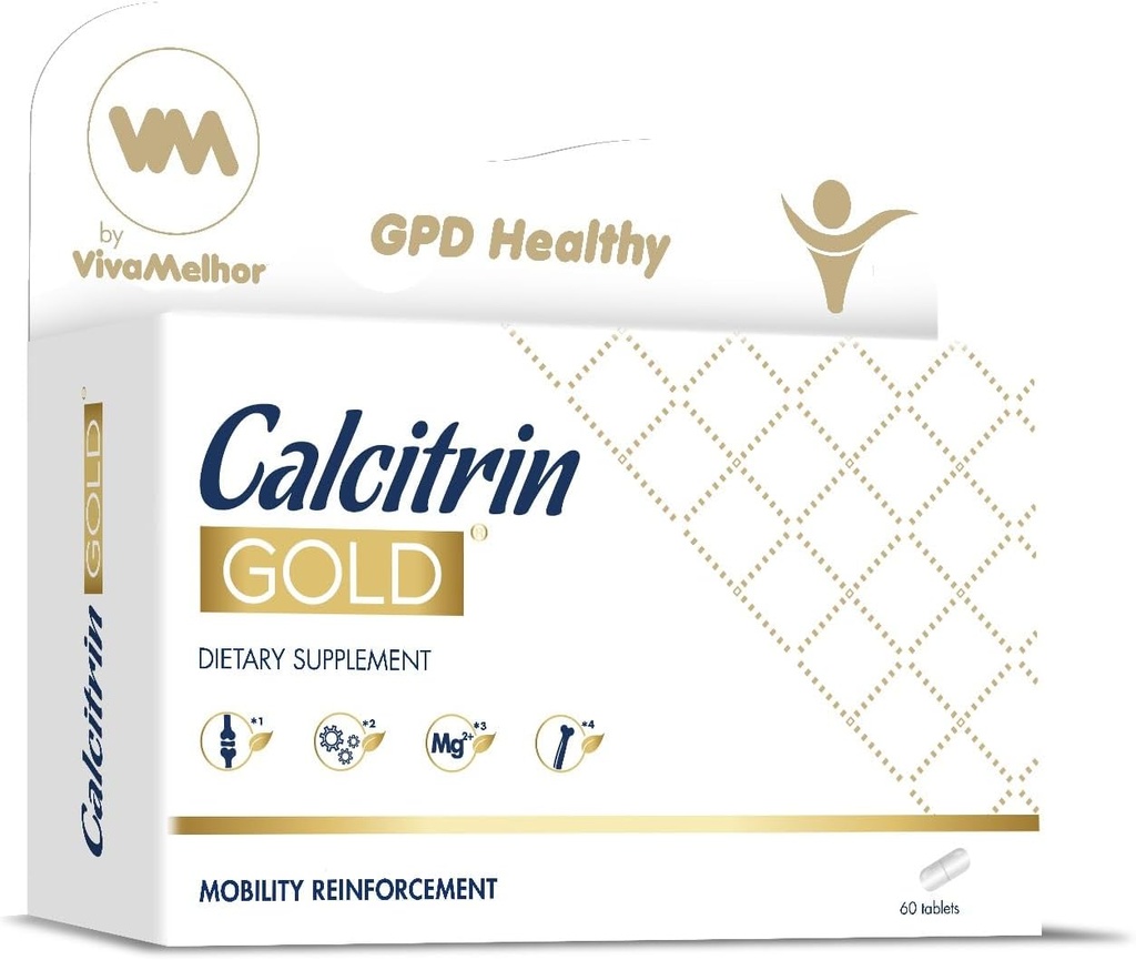 Calcitrin Gold Dieter Supplemen, Pengembalian Mobility, 60 Tablet