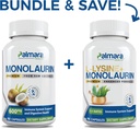 Palmara Health Premium Monolaurin 600mg + L- Lysine + Monolaurin Combo