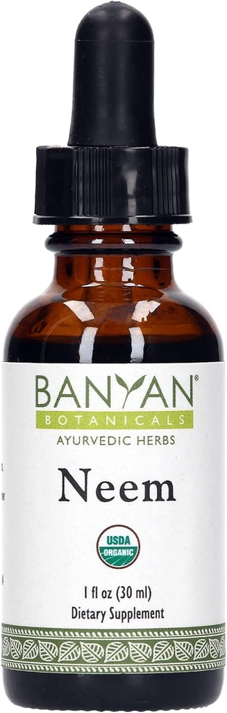 Banyan Botanicals Neem Liquid Extract - bersertifikat Organik, 1 oz
