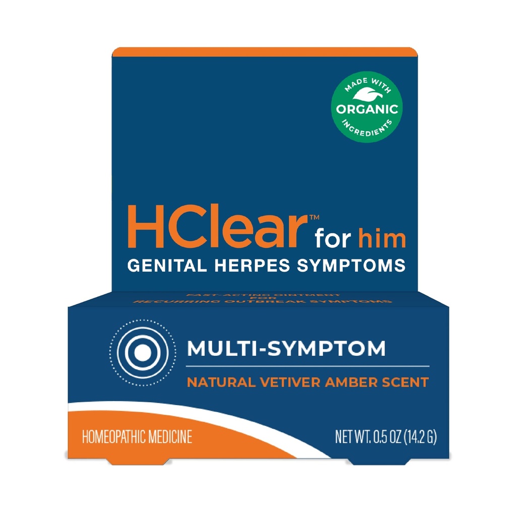 HClear for him by FemiClear - Topical Ostals - Formulated with All- Natural and Organic Ingreations - Fast- Acting Relief - Productured in the USA - (0.5 Oz Tube)