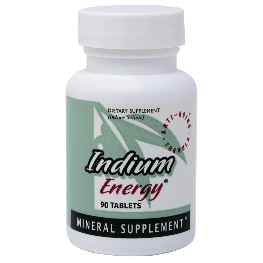 EAST PARK Research - Indium Energy - All Natural Indium Powerful Anti- Aging Support Incress Energy and Supports Mental Clarity, Sleep, Joints and Overall Sense of Wells