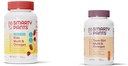 Anak-anak SmartyPants Multivitamin, Sugar Free: Omega 3 (ALA) & Teen Girl Multivitamin Gummies: Omega 3 Fish Oil (EPA / DHA)